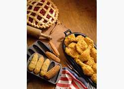 PERDUE® Fully Cooked Fried Chicken, 8 Piece Cut, Breaded, Bone-In, Small Bird, Frozen<br/>(230044)